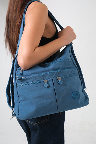 Solo Bag Women's Multi-Compartment Waterproof Crinkle Casual Backpack Crossbo...