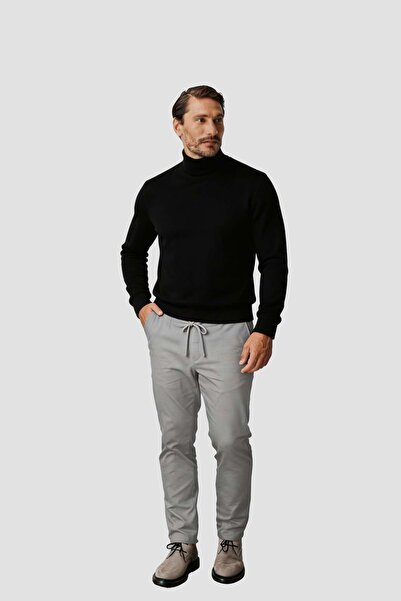 İgs Светлосиви мъжки панталони тип джогър – с еластична връзка