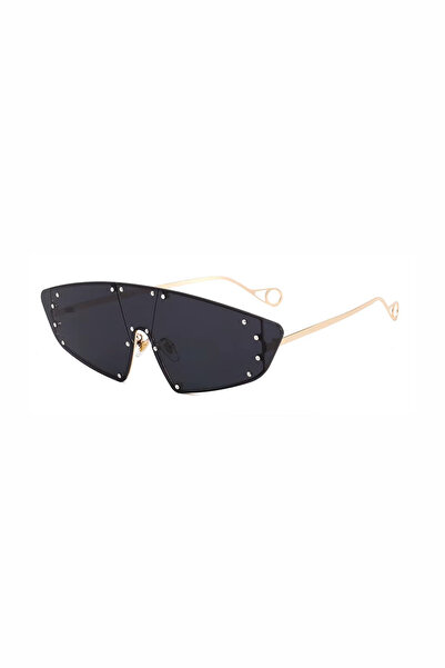 Toz Vintage Szenya Black Glass Gold Frame Vintage Retro Sunglasses