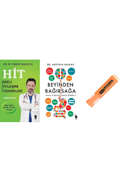 Nemesis Kitap HİT Hızlı İyileşme Teknikleri + Beyinden Bağırsağa / 2 Kitap SET