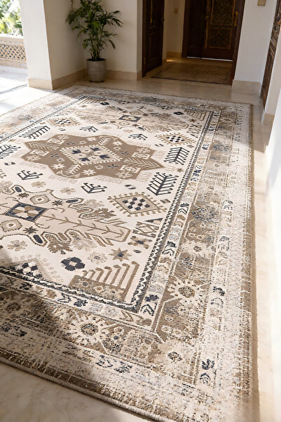 Najm Bayt Mashine washable Carpet - Non-slip Carpet For Living Room Bedroom O...