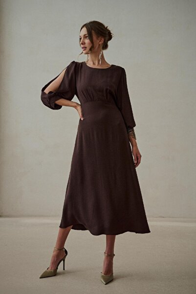 Blue Shadow Shayla Chocolate Dress 40