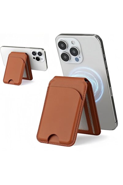 RONIC X Magsafe Ronic X wallet, 3 card capacity, eco-leather, adjustable stand