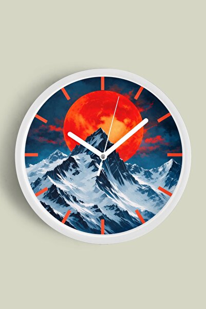 JHAAR Αφηρημένο - Μποέμ - Φύση - Μοντέρνο ρολόι τοίχου με θέα στη θάλασσα - 4...