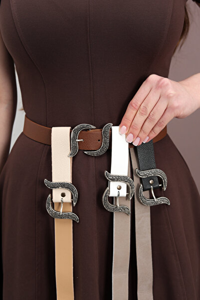 ARLIVA Special Design Buckle Women's Trouser Belt, Dress Belt, Coat Belt