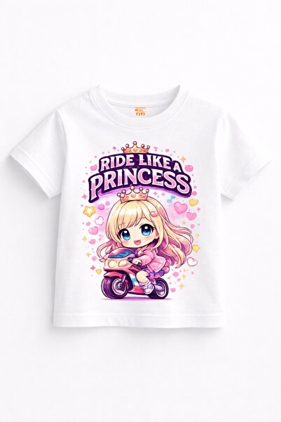 Rabona Fashion Mini Princess Rider – Slatka majica za devojčice sa printom pr...