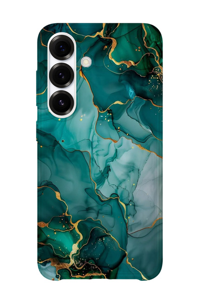 Samsung Galaxy A17 Uyumlu Baskılı Şeffaf Telefon Kılıfı | Koleksiyon: Marble and Gold Luxury