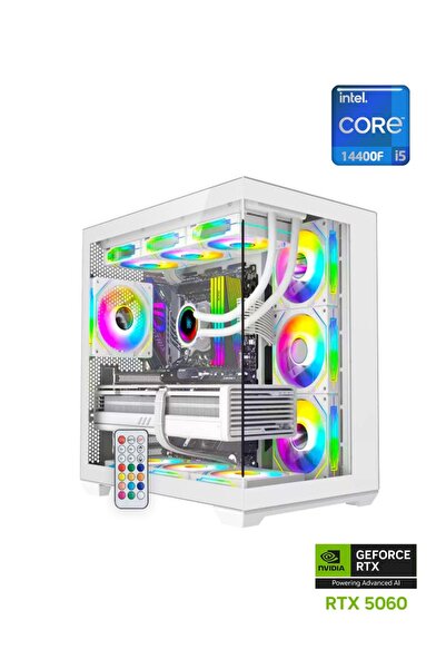 Apphirex Prime 54W I5-14400F 16GB Ram 1tb M2 SSD RTX5060 240MM Sıvı Soğutmalı...