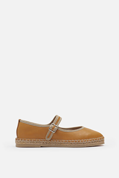 Bestyle Diana Mary Jane Genuine Leather Espadrille