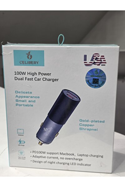 Generic 100W High Power Dual Fast Car Charger Gold Plated Copper Shrapel