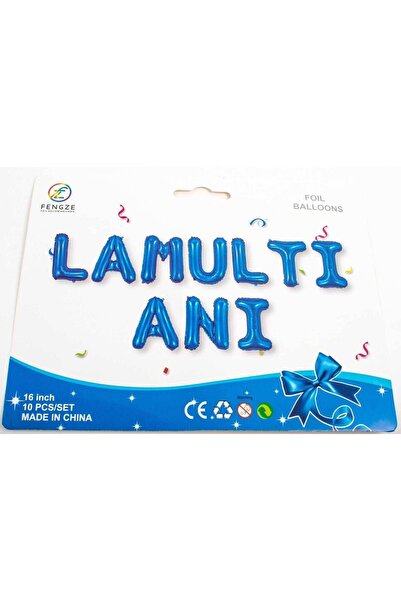 OEM Happy Birthday Blue Foil Balloons