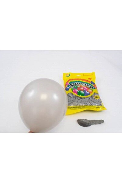 OEM Balloons 100/Set 30cm Silver Pearlescent