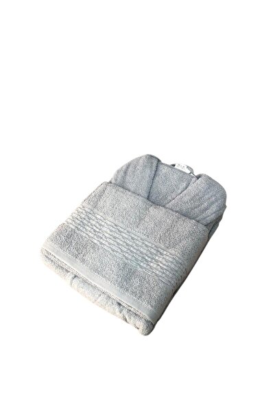 ROYAM Mevsim 100% Cotton Bathrobe + Head Towel