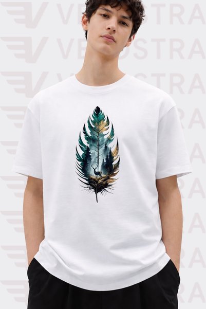 Velostra Men's Nature Printed Special Design Oversize Comfortable Daily Use C...