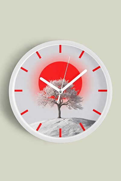 JHAAR Αφηρημένο - Μποέμ - Φύση - Μοντέρνο ρολόι τοίχου με θέα στη θάλασσα - 4...