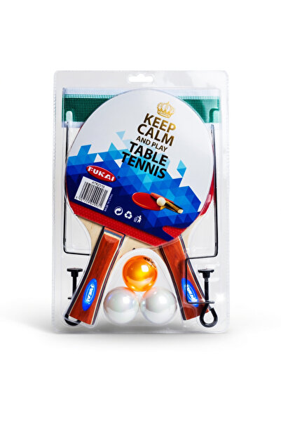 Z Store 6‑Piece Table Tennis Kit with Net, Paddles and Balls / Ping Pong Set