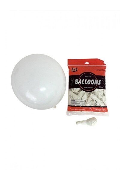 OEM Matte Colored Latex Balloons 100/Set White