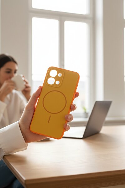 batuteknoloji Oppo A6 Pro 5G MagSafe Görünümlü Soft BTU Silikon Kapak