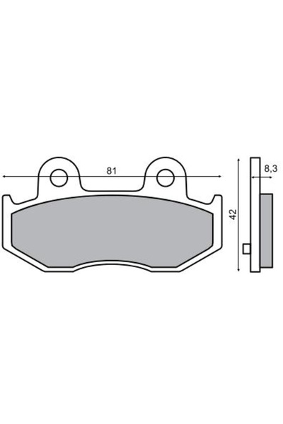 RMS Placute frana Suzuki Burgman 250-450