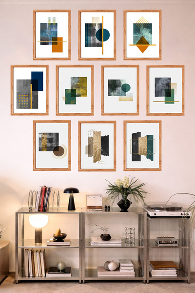 UNT Κουζίνα με εμφάνιση πλαισίου 10 στοιχείων |   Σύγχρονος |   Σετ ζωγραφική...