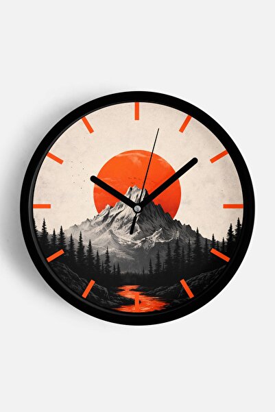 JHAAR Αφηρημένο - Μποέμ - Φύση - Μοντέρνο ρολόι τοίχου με θέα στη θάλασσα - 3...