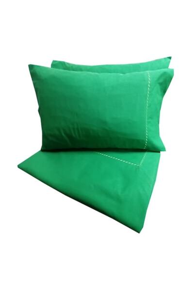 Casa Bucuriei Set lenjerie pat dublu 160 x 200 x 38 cm, Brodat, Casa Bucuriei...