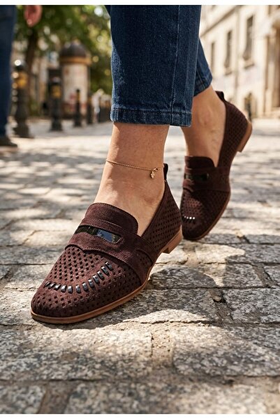 MARCO ROCCO Genuine Leather Suede Loafer Casual Women's Shoes