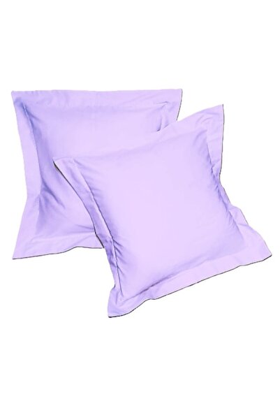 Casa Bucuriei Set 2 fețe de pernă cu bordură brodată, 80 cm x 80 cm, Casa Buc...