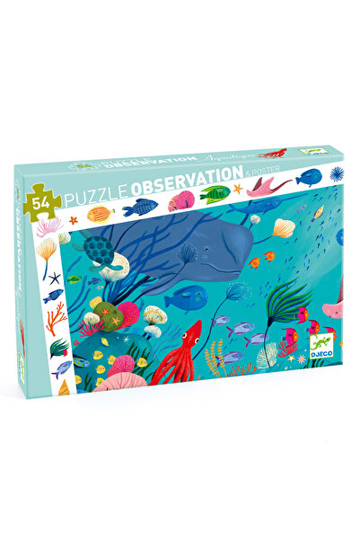 djeco Puzzle de observație acvatic