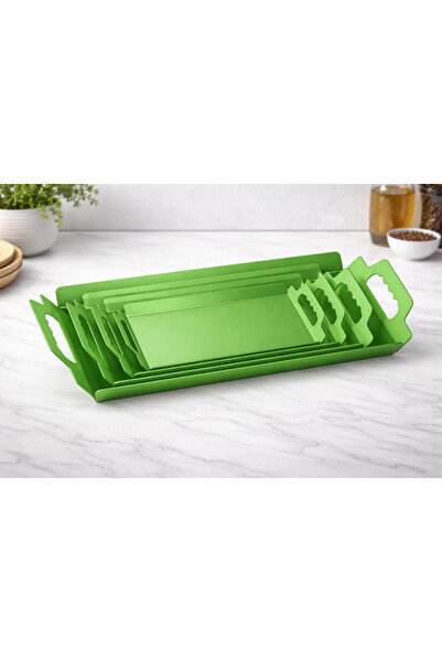 ECOSTAR FoldingLife 4 Lü (54x33CM,42x28CM,38x23CM,30x19CM)Metal Yemek-Çay-Kah...