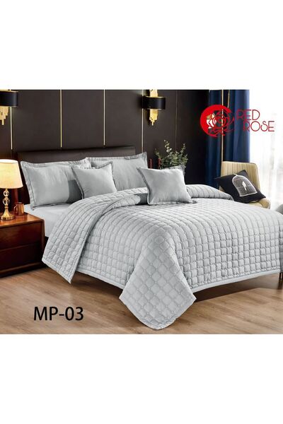 Red Rose Simple Compressed Placemat Nefren 6 Pieces