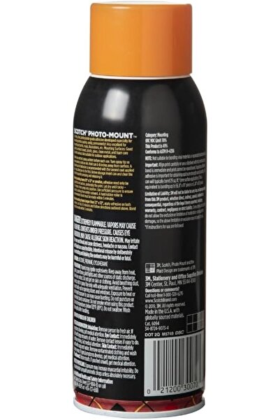 Scotch Photo Mount Adhesive, 10.3oz, Safe for Color Photos, Illustrations and Pictures