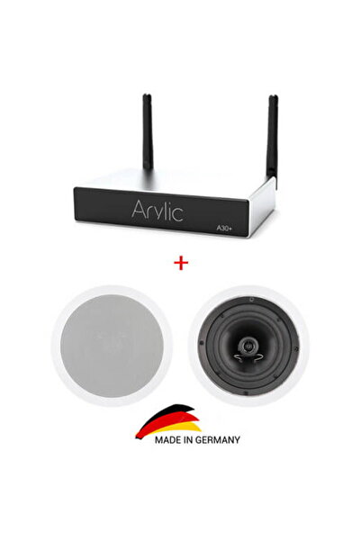 tibo Pachet sonorizare stereo multiroom prin streaming cu ARYLIC A30+ si 2 bo...