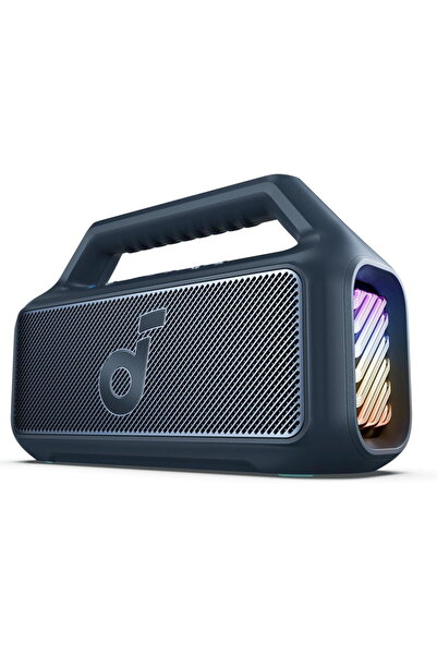 Anker Boxa portabila Soundcore Boom 2, 80W, BassUp 2.0, IPX7, Lumini RGB, Blu...