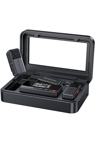 Saramonic Kit microfon wireless Air, 2x microfon, 1x receptor, USB-C, 3.5mm T...