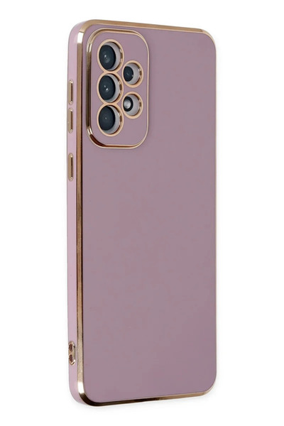 ZEMİRA HOME Newface Samsung Galaxy A73 5g Case Volet Silicone - Purple