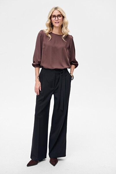 Blue Shadow Pantaloni de damă Roza negri 36