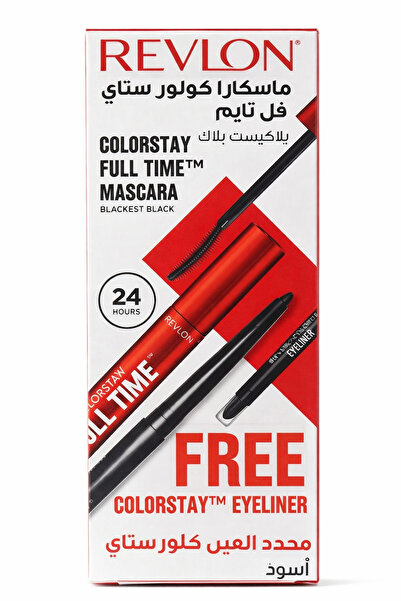 Revlon Duo Full Time Masc-401 Blk+ CS Eyeliner Blk Combo