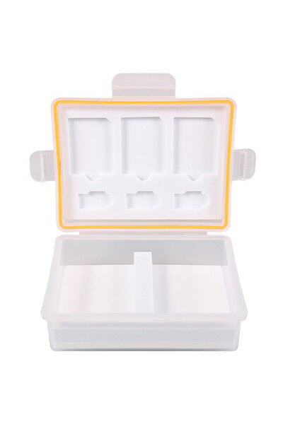 Patona Hard case pentru carduri SD micro SD si 2xAcumulatori LP-E6 NP-FZ100 E...