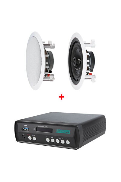 DSPPA Sistem de sonorizare 2x30W cu amplificator Mini60 si boxe de tavan Inak...