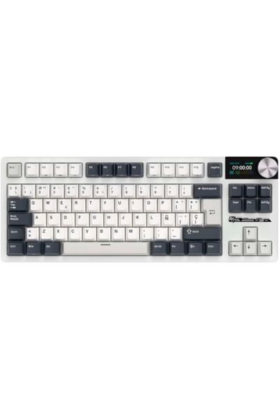 ROYAL KLUDGE Tastatura Gaming S85, iluminare RGB, Wired, Wireless 2.4Ghz, Blu...