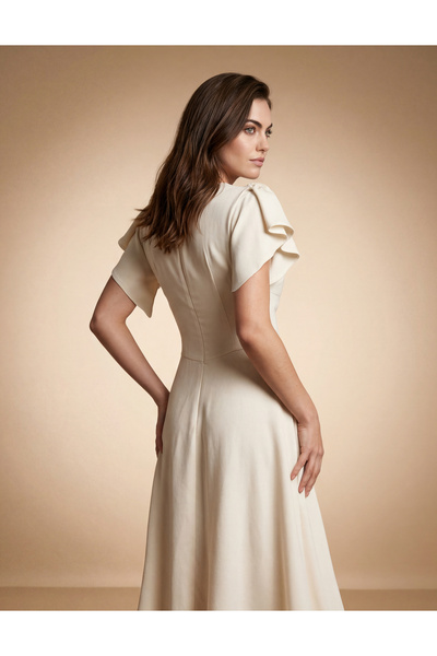 Vessmary Rochie de ocazie VSM1055 din voal triplu