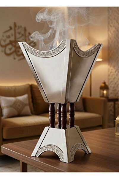 Generic Matte Silver Vaporizer with Luxurious Wooden Bases