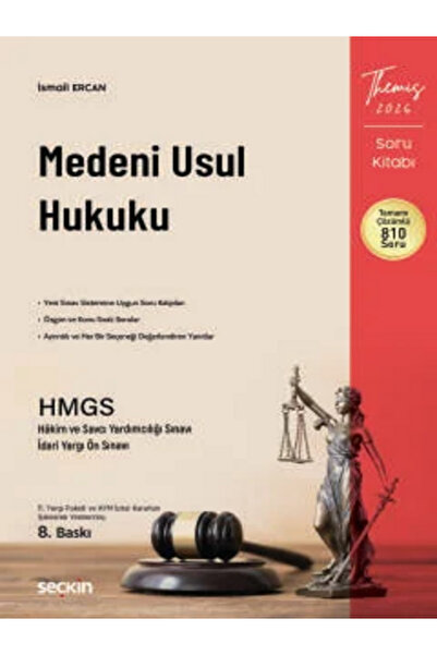 Seçkin Yayıncılık THEMIS – Medeni Usul Hukuku Soru Kitabı İsmail Ercan