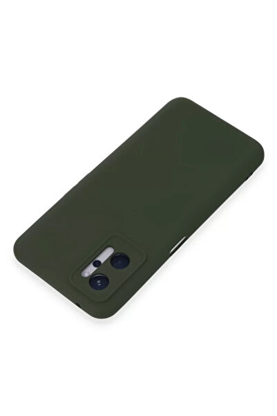 Ronanna Newface Realme 9I 4g Case Nano Inside Velvet Silicone - Dark Green