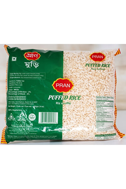pran أرز منفوخ 400 جرام