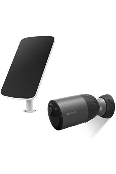 EZVIZ Smart eLife 2K Plus 10,400 mAh Smart IR White Surveillance Camera + Sol...