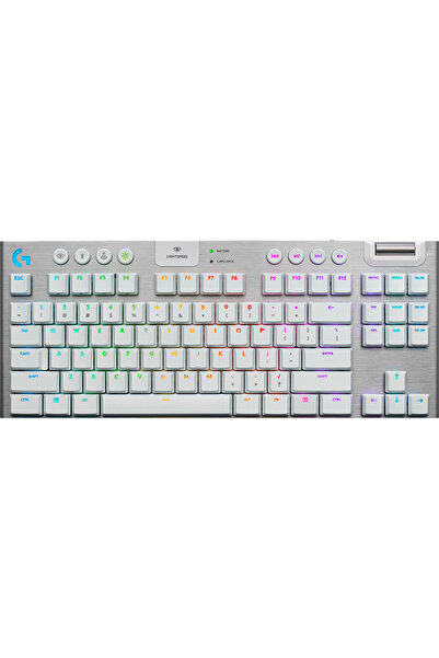 logitech Keyboard G915 X LIGHTSPEED, Wireless 2.4GHz + Bluetooth, Gaming, Whi...