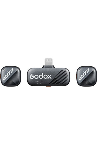 Godox Microfon Lavalieră Wireless pentru 2 Persoane Kit Cube-SL 2 Adaptoare L...