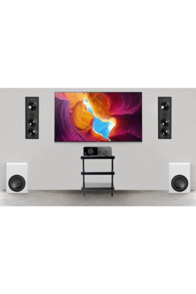 LYNGDORF Sistem stereo cu amplificator TDAI-1120 + boxe încastrate în perete ...